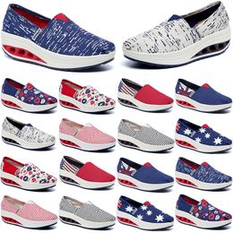 2024 Spring summer border Outdoor Tourism Outdoor Spring Womens Shoes Student GAI Canvas Shoes Cloth Shoes Lazy Shoes Minimalist versatile Shake Shoes 36-40 77
