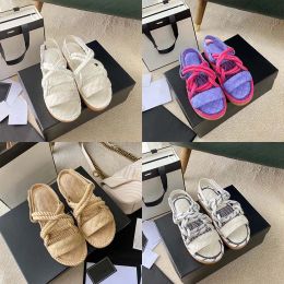 Designer Slides Sandali Stampa Furleys Archive Plaid Pool Slipper Donna Beige Summer Beach Outdoor Cool Mule Nero Bianco Rosso Blu Rosa Marrone Verde