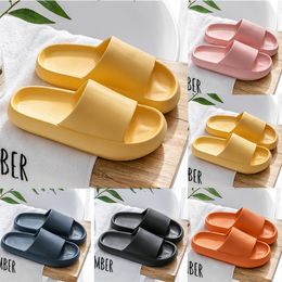 Colour Men Slippers Solid for Women Hots Low Soft Black White Sier Multi Walkings Mens Womens Shoes Trainer 80 s s