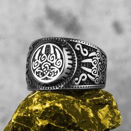 Cluster Rings Unique Viking Bear Claw Ring Men's Celtic Knot Stainless Steel Signet Punk Motorcyclist Jewelry Wholesale