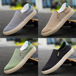 casual shoes solid Colour black white Dark Khaki joggings walkings low mens womens sneaker classical trainers GAI