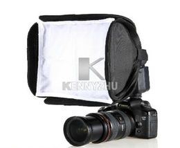 New Portable 23x23cm Speedlite Flash Light Soft Box Diffuser For Canon Nikon Sony2502570