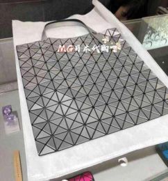 Designer baobao Bags Miyake Life Totes Japanese agent Issey scrub graffiti 10 grid Ling 10 Single Shoulder bao bao Handbag