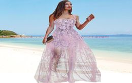 Pink DRESS straps backless maxi bridal wedding bridesmaid robe high quality sequins embellished sequin dresses3648959