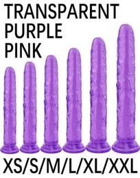 Strong Suction Cup Jelly Big Realistic Dildo Sucking Huge Penis Dick Butt Plug Anal Sex Toys for Woman Adults Man Falos Shop 210623460420