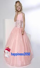 Lovely Pink Organza Flower Girl Dresses Girls039 Formal Dresses Pageant Dress Custom SZ 2 4 6 8 10 12 FD814020653910219544106