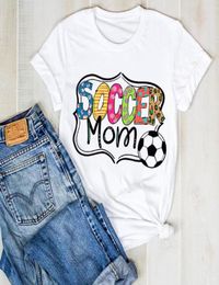 Women039s TShirt Women Lady Baseball Mom Leopard Soccer Print Ladies Summer T Tee Tshirt Womens Female Top Shirt Clothes Graph3868299