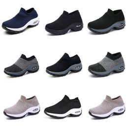 Women Running shoes Men GAI triple white black grey platform Shoes sport dark Mesh breathable sneaker One