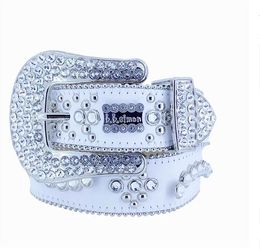 2024 Fashionable new belt Bb Belt Simon Belts for Men Women Shiny diamond multicolour with bling rhinestones as gift designer belt men