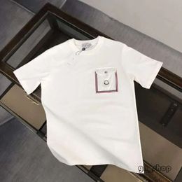 Designer Men Polos Monclair T-Shirt Spring Monclairs Jacket Vacation Short Sleeve Casual Letters Printing Tops Luxury Clothing With Letters Monclear T Shirt 8789