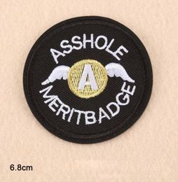 Punk Words Iron On Embroidered Clothes Patches For Clothing Stickers Garment Apparel Accessories6851494