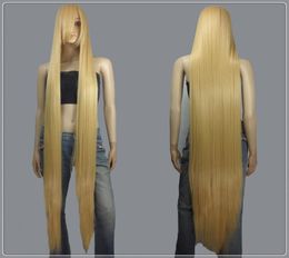 150cm Beige Blonde Styleable Extra Super Long Cosplay Wigs05254920