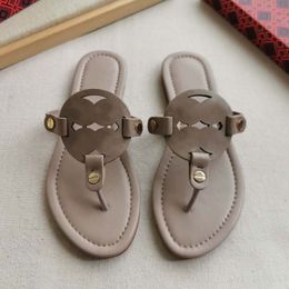 Toryburches Slides Miller Designer Tory Buch Soft Sandals Woman Famous Slippers Slides Charm Sliders Leather Plat-form Shoes Summer Beach Flip Flops TB Shoes 308