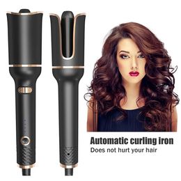 Auto Rotating Ceramic Hair Curler Automatic Curling Iron Styling Tool Wand Air Spin and Curl Waver 240226