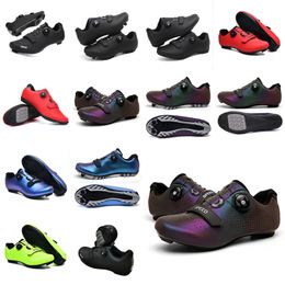 Cycling Shoes Men Sports Dirt Road Bike Shoes Flat Speed Cycling Sneakers Flats Mountain Bicycle Footwear SPD Cleats Shoes runninng ba GAI