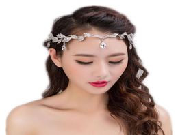 Silver tiara crown with rhinestone bridal hair accessories bridal headpieces crowns headpieces for wedding headdress accessories6252951