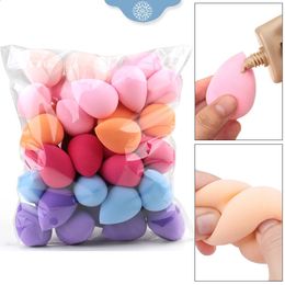 20/50Pcs Medium Makeup Sponge Soft Concealer Smooth Cosmetic Powder Puff Water Drop Shape Mixed Make Up Blender Accessories Tool 240301