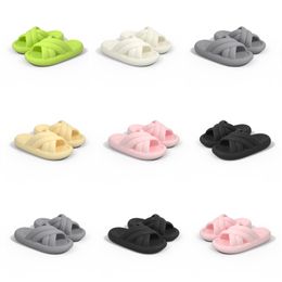 shipping product free summer new slippers designer for women shoes Green White Black Pink Grey slipper sandals fashion-024 womens flat slides GAI outdoor shoes