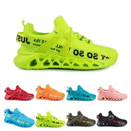 Atmungsaktive Damen -Leinwand Gai Schuhe große Größe Mode atmungsaktiv bequemer bule grünes Freizeit -Trainer Sport Sneaker A48 901 Wo 641554862