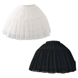 Skirts Cosplay Fishbone Short Skirt Lolita Carmen Slip Liner Cute Girls Skirts Adjustable Petticoat Wholesale
