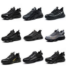 Running shoes GAI Men Women eight triple black white dark blue Comfortable Walking shoes sport sneaker