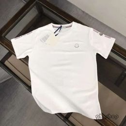 Designer Men Polos Monclair T-Shirt Spring Monclairs Jacket Vacation Short Sleeve Casual Letters Printing Tops Luxury Clothing With Letters Monclear T Shirt 5470