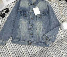 Women's Jackets Chan designer women CCCC jean women plus size designer fashion letter Metal buckle denim leisure cardigan Christmas Day Gift 240305