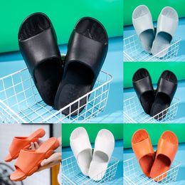 style04 Slippers leather British black white brown green yellow red Slides fashion outdoor comfortable breathable sports shoes Sandals 38-45