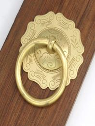 Cut flowers bookcase solid antique handle drawer knob furniture door hardware wardrobe cabinet shoe closet household 9763733