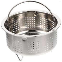 Double Boilers Stainless Steel Steamer Food Steamed For Cooking Microwave Rice Cooker Strainer Portable Multicoooven