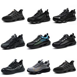 Running shoes GAI Men Women eight triple black white dark blue sport sneaker Comfortable Mesh breathable Walking shoes