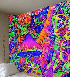 3D wall hanging Tapestry Hippie Wall Hanging Wandkleed Tapestry Fabric Beach Cloth Rug boho decor4667490