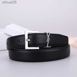 Belts Designer Belts Luxury Belt Buckle Belt Designers Belts Womens Width 3.0CM Genuine Cowhide Waistband Cintura Ceintures 240305