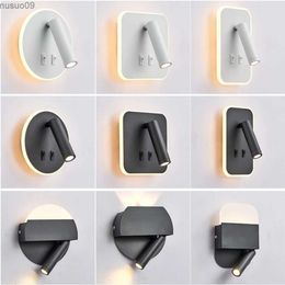 Wall Lamp Rotatable Wall Lamp 3W 6W 9W 10W Modern LED Wall Light Home Decoration Angle Adjustable Bedroom Bedside Sconce Lamp for Home
