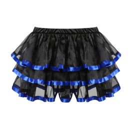 skirt Sapubonva Tulle Skirts Womens Adult Tutu Skirt Faldas Saias Femininas Pleated Midi Costume Corset Skirts Ladies Plus Size Red