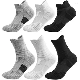 Men's Socks Anti-Slip Stockings Breathable Basketball Sports Cycling Moisture Wicking Short Long Elastic Tube