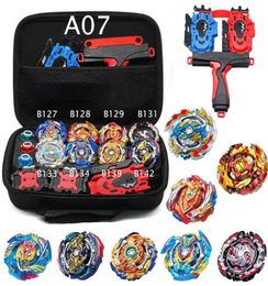 Takara Tomy Spinning Toys Beyblade Burst With Handle Launcher Metal Fusion Toupie Battle Gyro Blade Blades Storage Bag Kids Gift A1626785