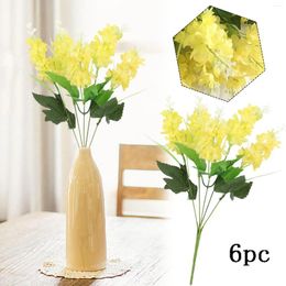 Decorative Flowers 5 Hyacinth Lavender El Desk Wedding Simulation For Home Decor Indoor Or Outdoor