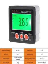 Digital Inclinometer Electronic Protractor Aluminium Alloy Shell Bevel Box Angle Gauge Metre Measuring tool 2011172737675