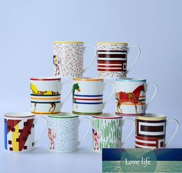 All-match Factory Wholesale Bone China Mug Printed Logo Creative Gift Office Home Morning Tea Cups