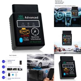 New 5.1 Diagnostic Device Bluetooth Compatible Code Obd2 Elm327 V1.5 Car Scanner Reader In K5w4