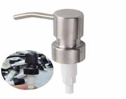 Hand Soap Dispenser Pump Tops For Amber Bottle 28400 Stainless Steel Countertop Soap Lotion Dispenser Jar Not Included4943088