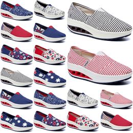 classic Spring summer border Outdoor Tourism Outdoor Spring Women's Shoes Student GAI Canvas Shoes Cloth Shoes Lazy Shoes Minimalist versatile Shake Shoes 36-40 94
