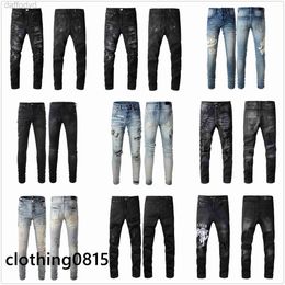 Men's Jeans pants designer jeans for mens men Hole Italy Brand Man Long Pants Trousers Streetwear denim Skinny Slim Straight Biker Jean D2 Designer stacked 240305