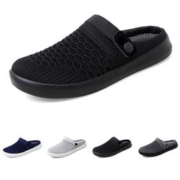 Slippers for men women Solid Colour hots low soft black white Gold Multi walkings mens womens shoes trainers GAI