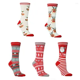 Women Socks Christmas Men's And Women's Stockings Personalized Cotton In The Tube Decoration Year