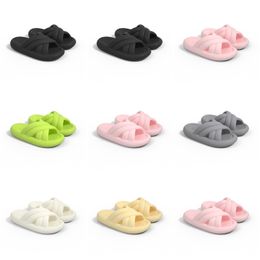 summer shipping slippers product free new designer for women Green White Black Pink Grey slipper sandals fashion-01 womens flat slides outdoor shoes 88 s