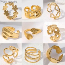 Band Rings Wholesale 20/30/50pcs Multi-style Fashion Wedding Rings For Women Open Snake Hug rs Party Gift Finger Jewellery Accessories L240305