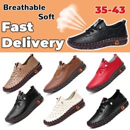 Scarpe da ginnastica GAI Scarpe firmate Mans Cuciture Canva Stereogrammi Stampa Sneaker Uomo Donna Sneakers in nylon Corridori sportivi che corrono Softy Traspirante 35-43 taglia rossa