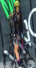 Triathlon Skinsuit Women Bicycle Triathlon Suit Bike Custom Clothing Cycling Sets speedsuit Long sleeve Road cycle body Set8046454